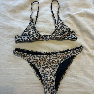 Revolve cheetah swimsuit